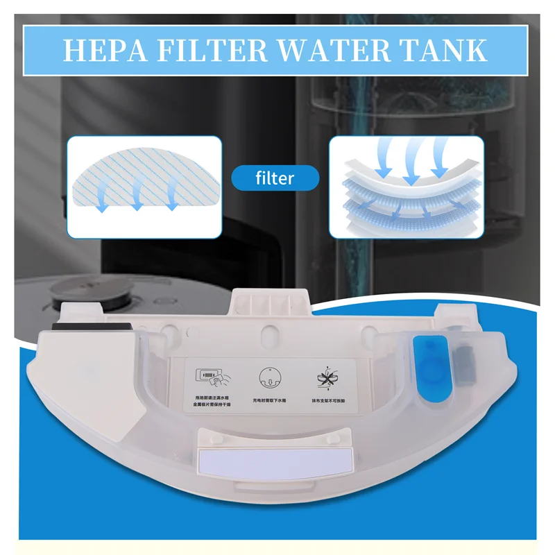 

Water Tank And Mop Cloth For Ecovacs Deebot OZMO T8/T8+/T9/T8 MAX/T8 AIVI/T9 Max/T9 Power OZMO PRO Vacuum Cleaner Part-[A53I]