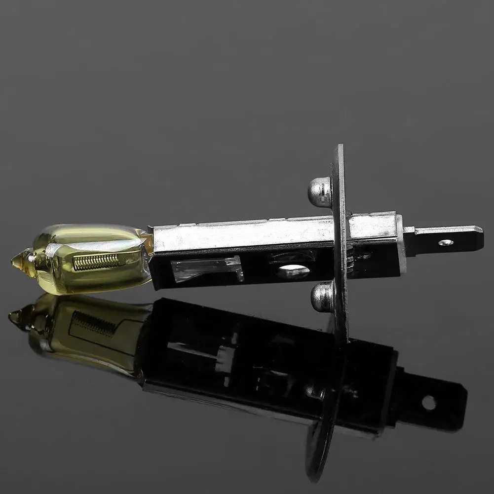 H1 12V 55W Halogen Bulbs Yellow Lights 3000k Car Headlight Auto Fog Lamps