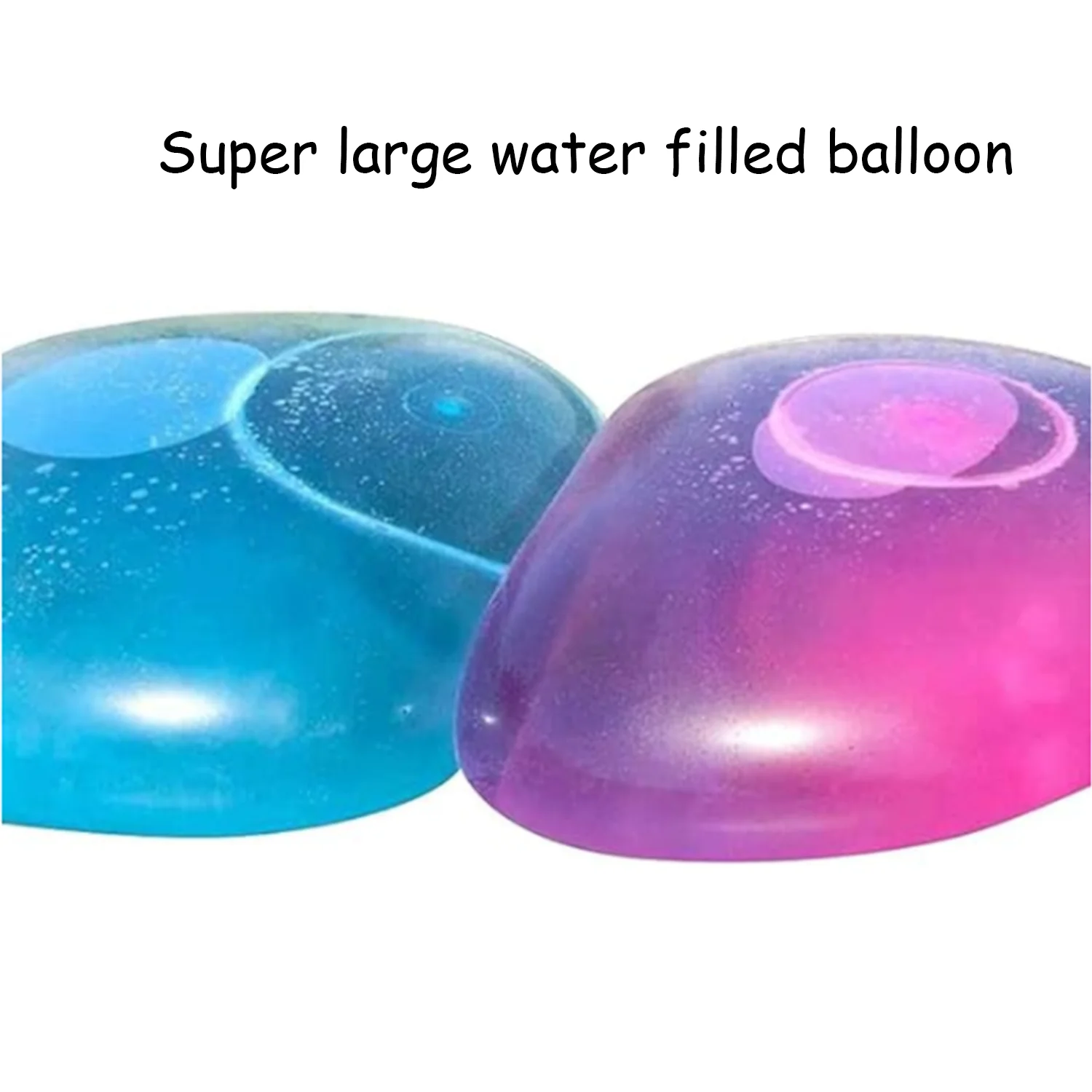 Extra large elastic inflatable balloon TPR decompression toy bubble nozzle blowing ball thickening explosion-proof