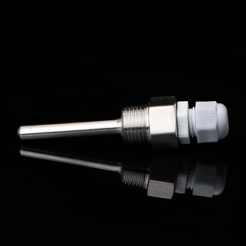 Compact Temperature Sensor 50/100/150/200/250mm Stainless Steel Thermowell 1/2" NPT Thread for Temperature Sensors