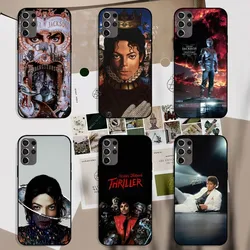 Singer M-Michael Jackson Phone Case For Samsung Galaxy S22 S24 S23 S30 Note 20 10 Plus LITE FE ULTRA Shell