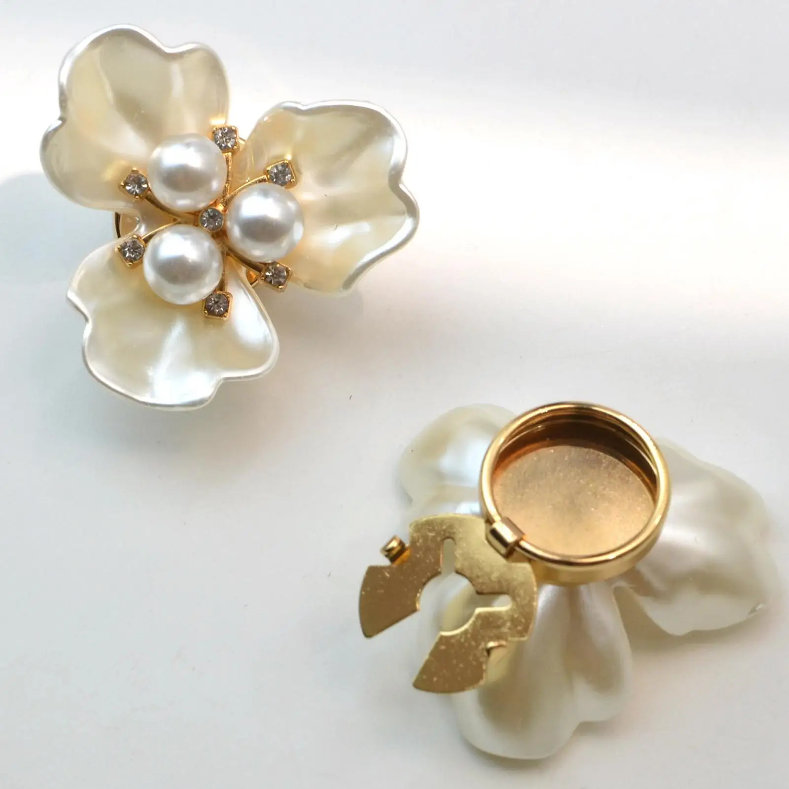 Flower Shape Button Covers Shirt Decorations DIY Cufflinks for Sewing Projects Wedding Attire Coats Blazers Making Accessories