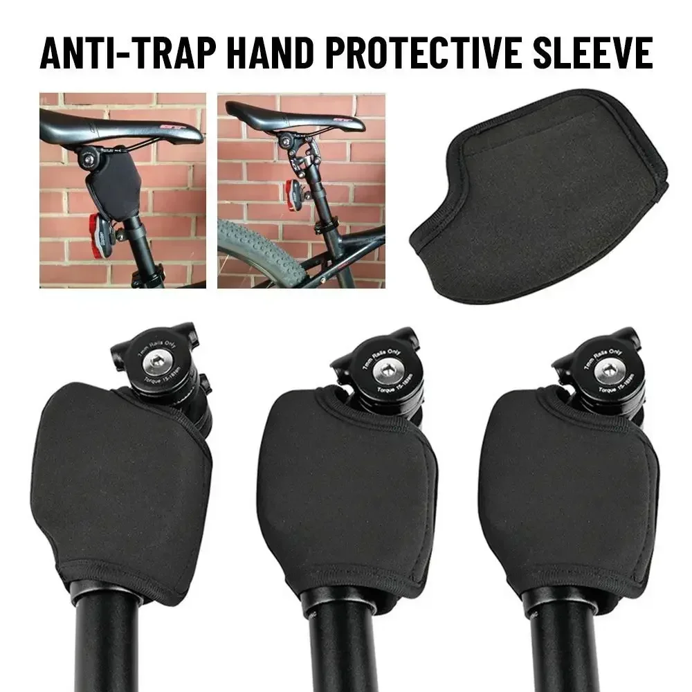 Bicycle Seat Tube Dust Protection Cover Suspension Seat Post Protection Case For Shock Absorber Seat Tube Clamp for Suntour NCX