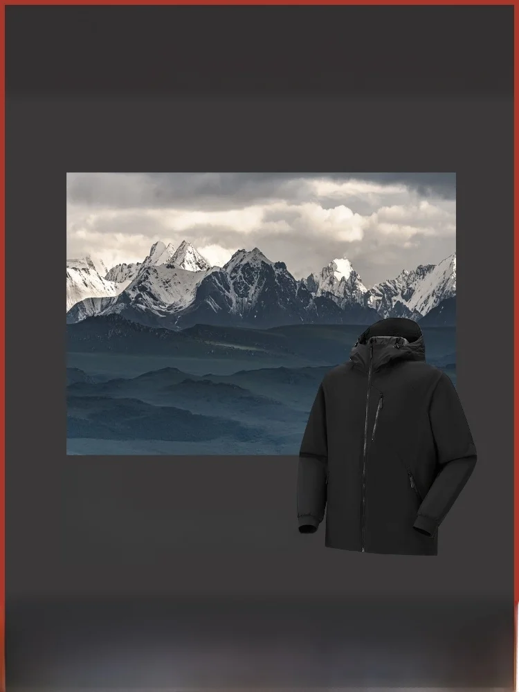 

Новая снежная пара, спортивная горная повседневная ветрозащитная водонепроницаемая теплая удобная хлопковая куртка с капюшоном для молодежи