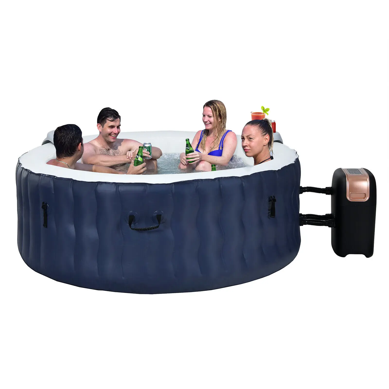 Best portable finesse 4-6-8 person  inflatable hot tub spa, Hot-sell Outdoor Spa Pool for Backyard Garden Indoor