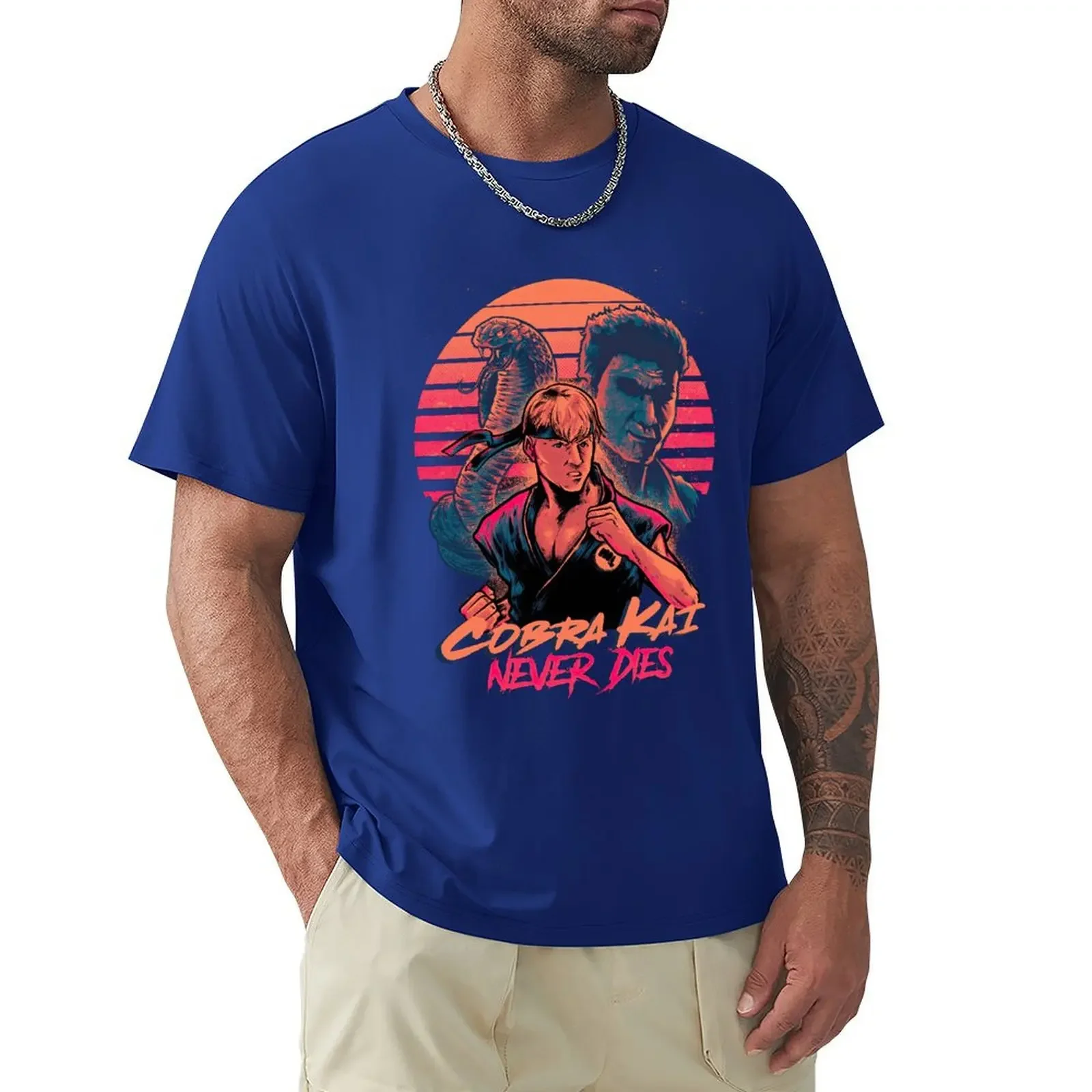 Cobra Kai Nunca Muere Hechos T Shirt Harajuku Short Sleeve T-shirt 100% Cotton Graphics Tshirt Tops