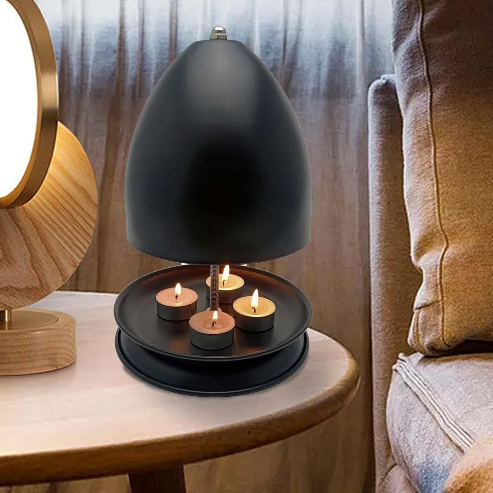 Riscaldatore per candele a lumino, forno per candele a lumino, riscaldatore per candele a doppio strato, forno per candele, portacandele per decorazioni da interno, camera da letto, giardino, patio
