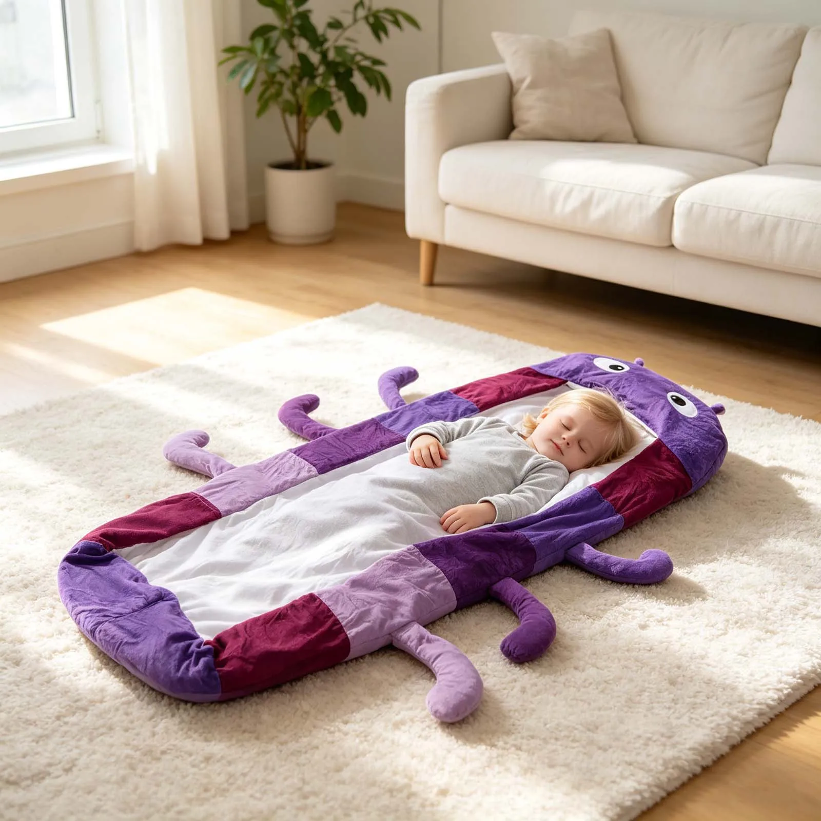 

Full Body Plush Lounger Lightweight & Portable Animal Sleeping Bags Multi-Function Dishwasher Safe for Adults Kids Leisure Space