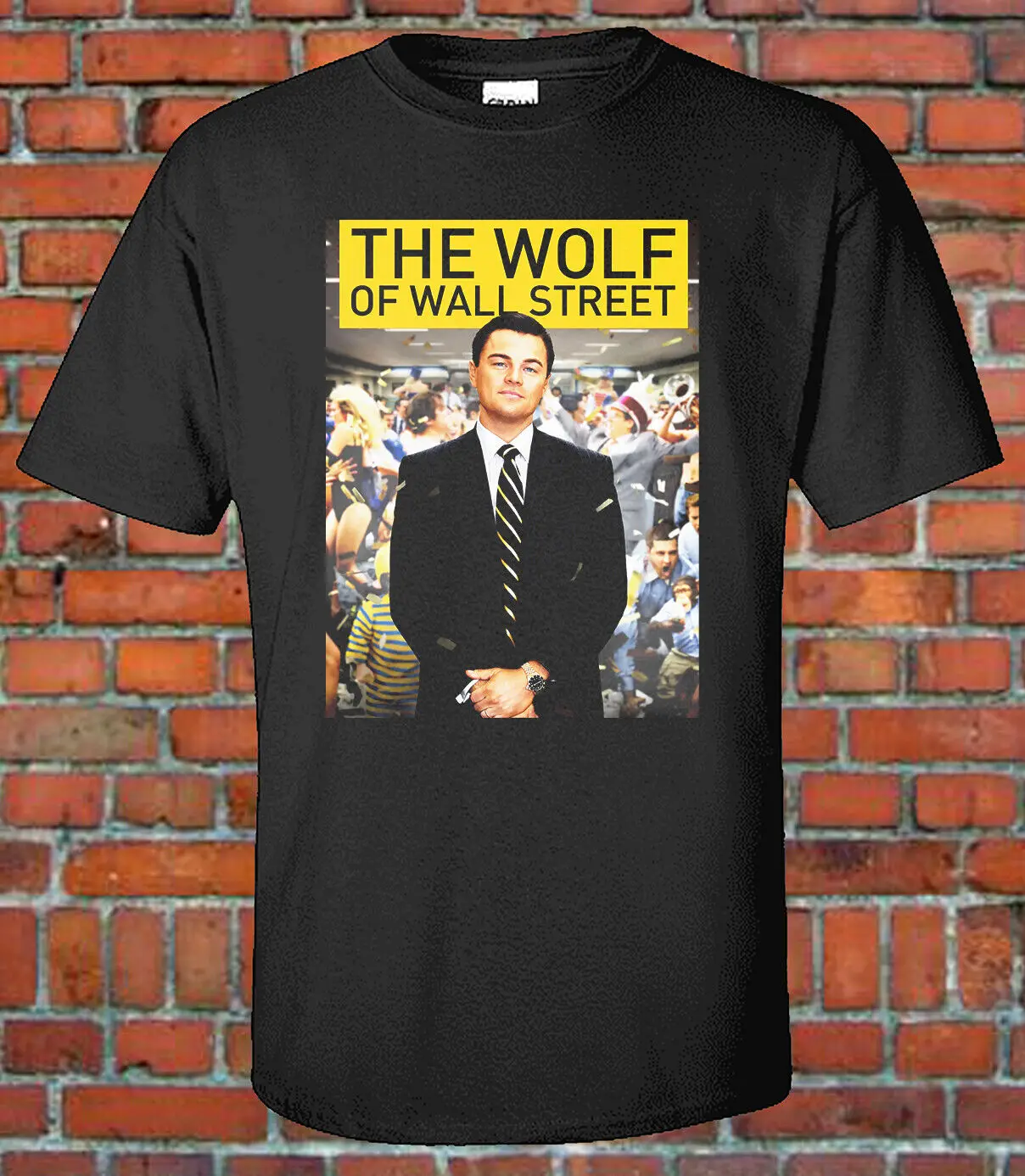 The Wolf WallStreet Movie Cover Tee Filmes Clássicos