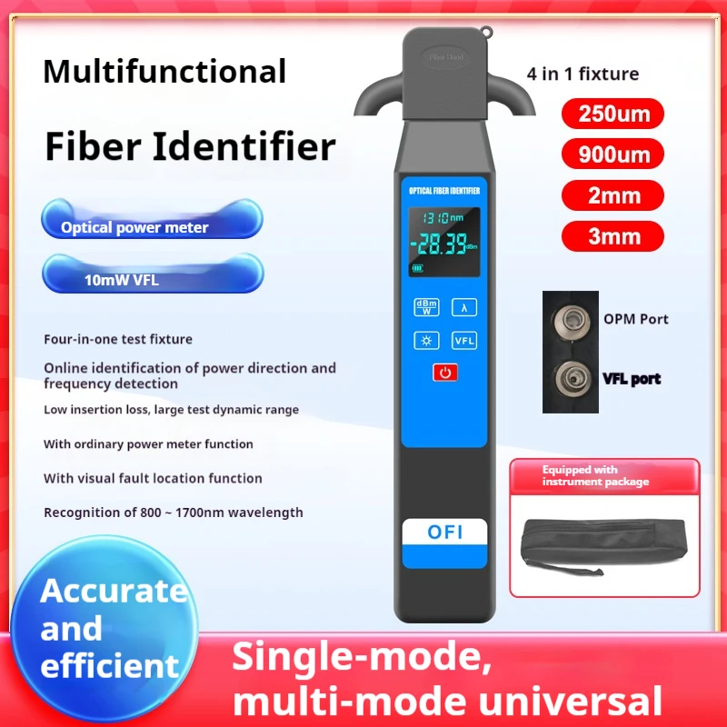 

[100% New] Live Fiber Detector built-in VFL 10mw and Optical Power Meter