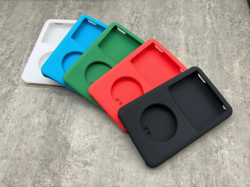 soft silicone rubber protective case pouch for iPod 6th classic 80gb 120gb 7th classic thin 160gb