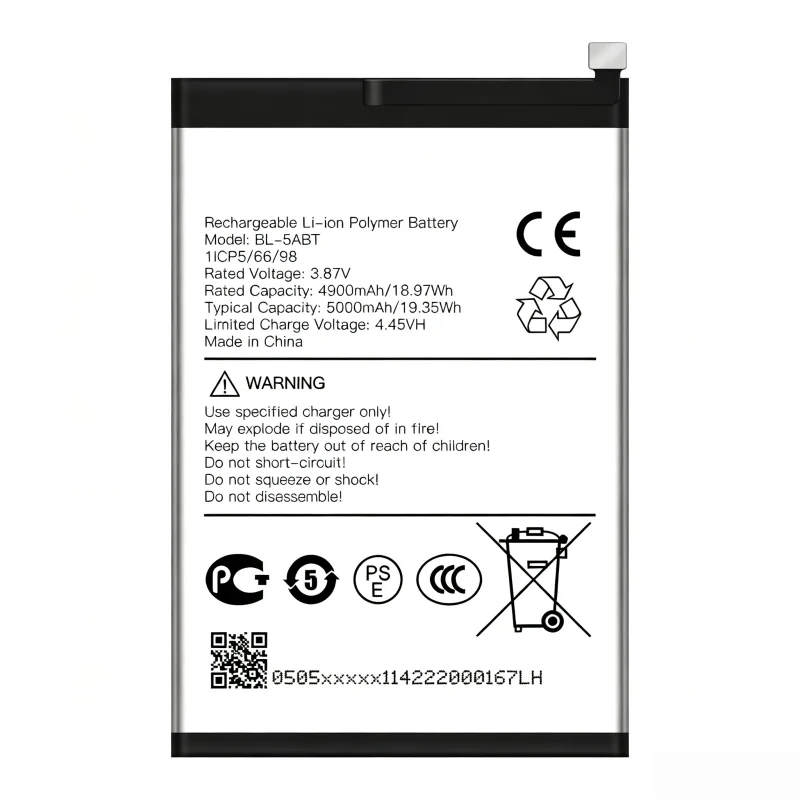 Large Capacity New BL-5ABT Is Suitable for Tecno Transsion Mobile Phone Battery 5000mah Long-lasting Battery Life Fast Shipping