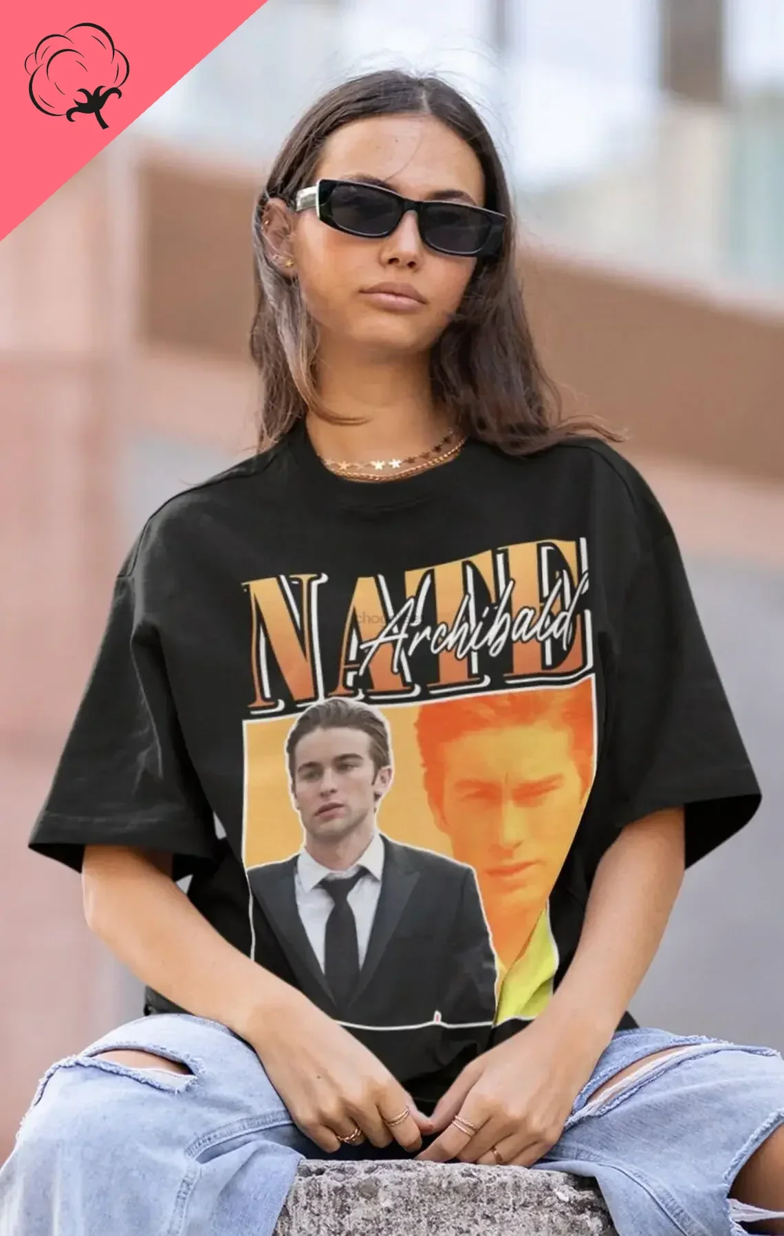 2024 Tailor-made Vintage Bootleg Inspired Tee  Nate Archibald Gossip Girl Inspired Vintage Homage Classic Graphic Girl Fun