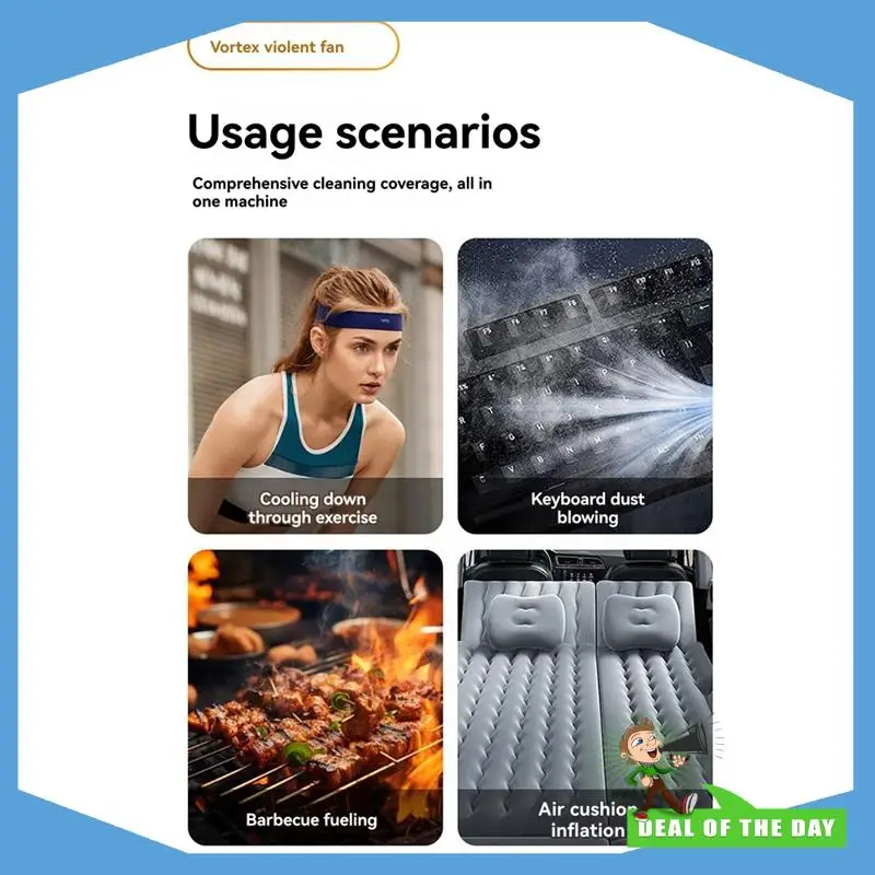 

24-часовая доставка, турбовентилятор, перезаряжаемый мини-струйный вентилятор 130000 об/мин, сильный пылеочиститель, жестокий вентилятор, мощный для чистящего инструмента