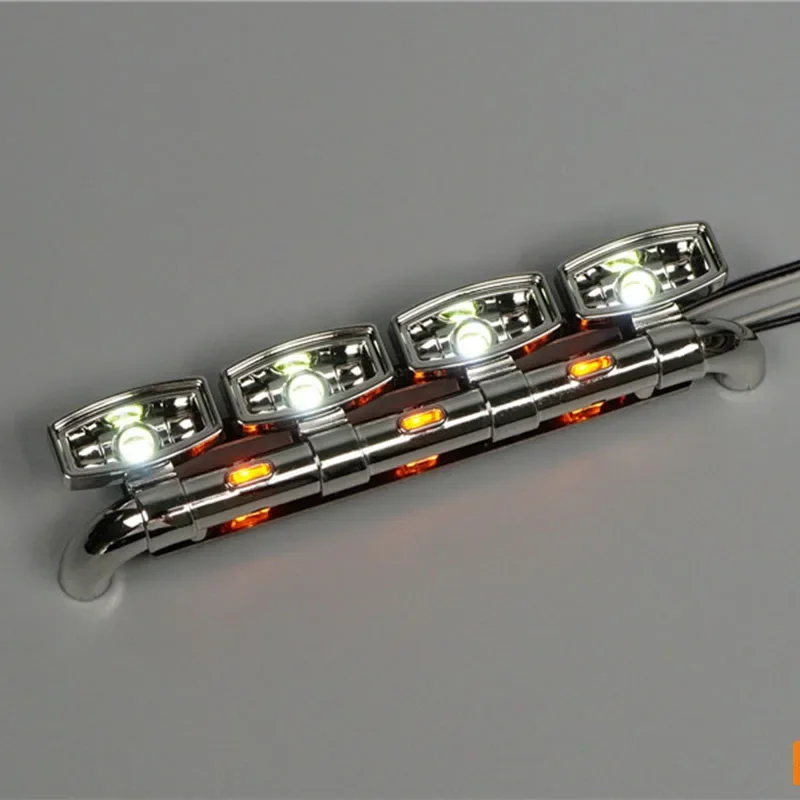 Tablero de luces LED decorativas para camión de volteo, accesorios de coche para 1/14 Tamiya RC SCANIA 770S 6 × 4 56368 8X4 56371