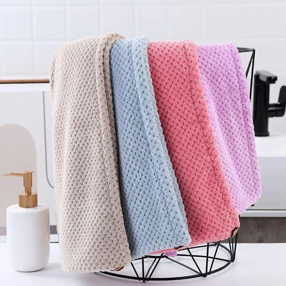 

3Pcs Absorbent Hair Drying Hat Caps Quick Dry Turban Lightweight Hair Wraps for Bath and Travel Water Absorption Hat