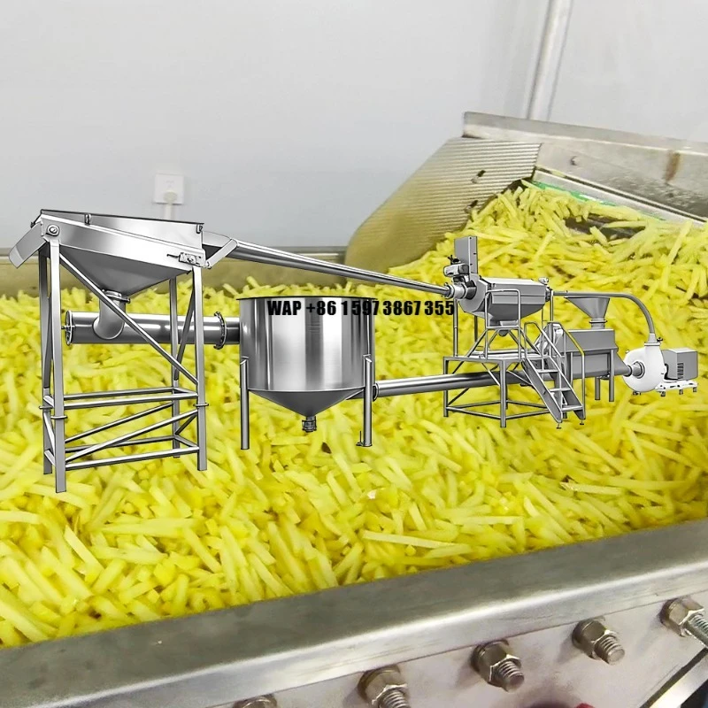 CE Certified Hydro Cutter Machine Factory Direct High Capacity Energy Saving Equipment for Vegetable and Fruit Processing