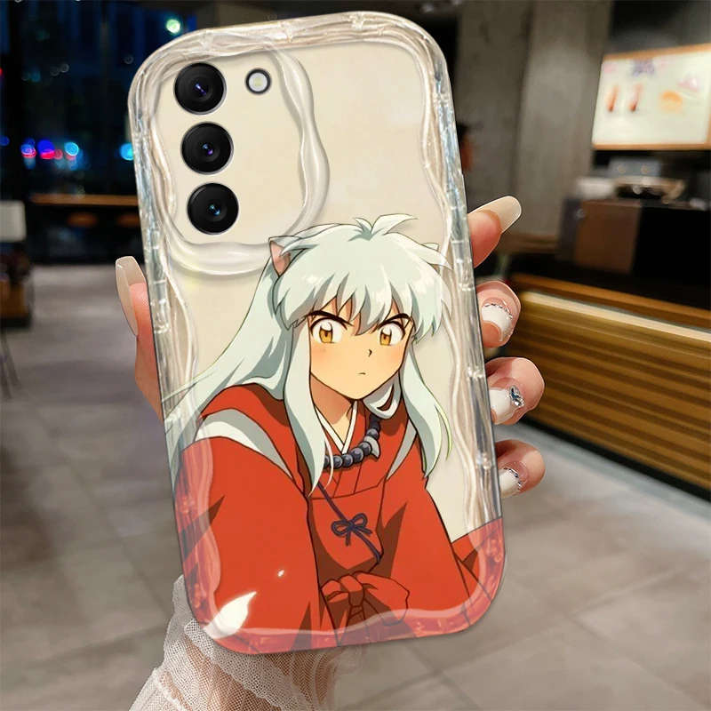 Inuyasha Higurashi Kagome Cover For S21 S23 S24 Ultra Plus FE A55 A35 A25 A05S A54 A53 A52 A33 A32 Wave Oil Phone Case