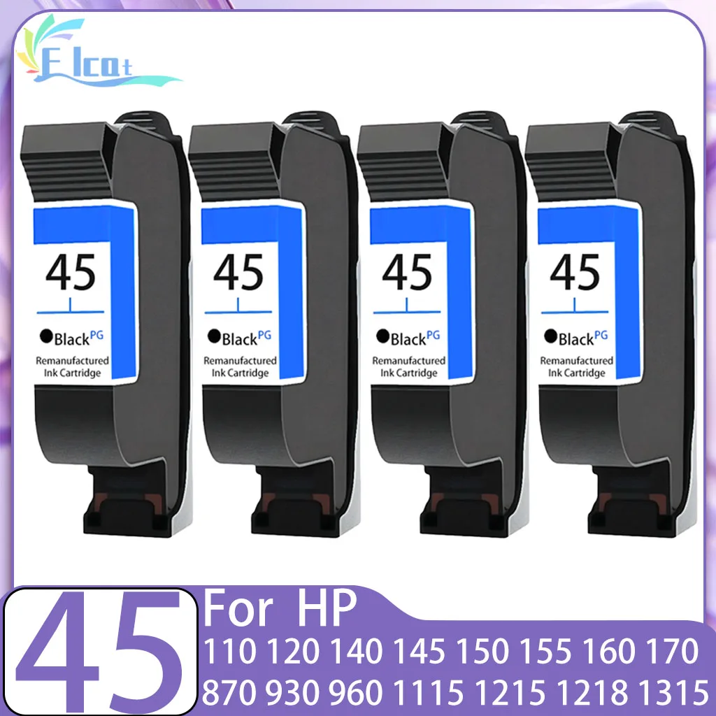 ل HP45 45 HP 45 خرطوشة الحبر ل HP45 النافثة للحبر الراسمة المعاد تصنيعها خرطوشة الحبر الأسود النافثة للحبر لخرطوشة الحبر HP 51645A