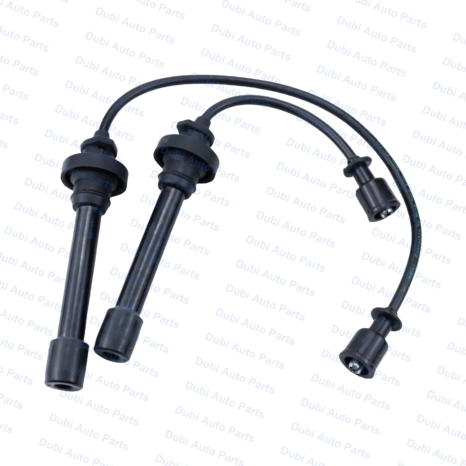 2Pcs Ignition Cable Kit For ZHONGHUA JUNJIE Wagon 2.0L 2008- ZUNCHI 2.0L/2.4L 2004- XINKAI KAISHENG 2.0 L 2012- Spark Plug Wire