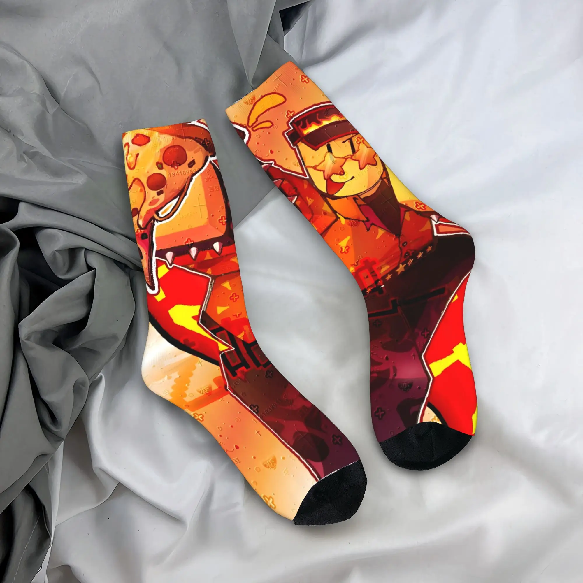 

Pizza elliot and Chance Forsaken Socks Gothic Stockings Spring Non-Slip Men Socks Warm Soft Printed Skateboard Socks