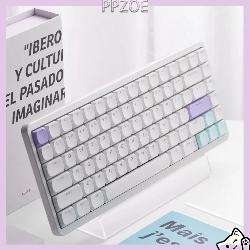 AESCO A83 Air Tri‑Mode Low‑Profile Mechanical Keyboard,CNC Aluminum Alloy Top Case Programmable Wireless Keyboard For Office