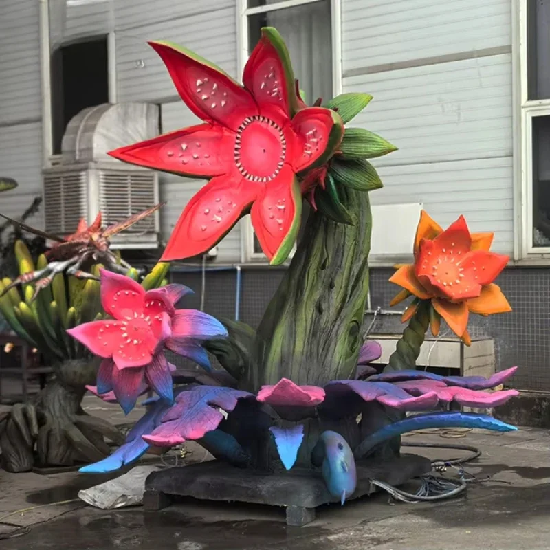 

High quality artificial plant monster outdoor animation cannibalism garden decoration