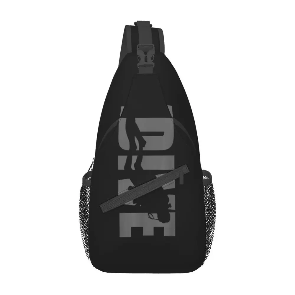 

Dive Scuba OK Diving Chest Bags Men Sport Graphic Shoulder Bag Kawaii University Crossbody Bag Sport Running Sling Bags