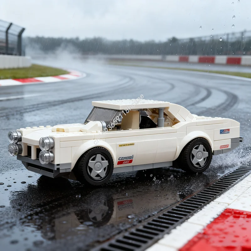 

243 шт. MOC Pontiac GTO City Champions, модель суперкара, строительные блоки, сделай сам, идея для рождественского подарка, образовательные игрушки, кирпич, день рождения
