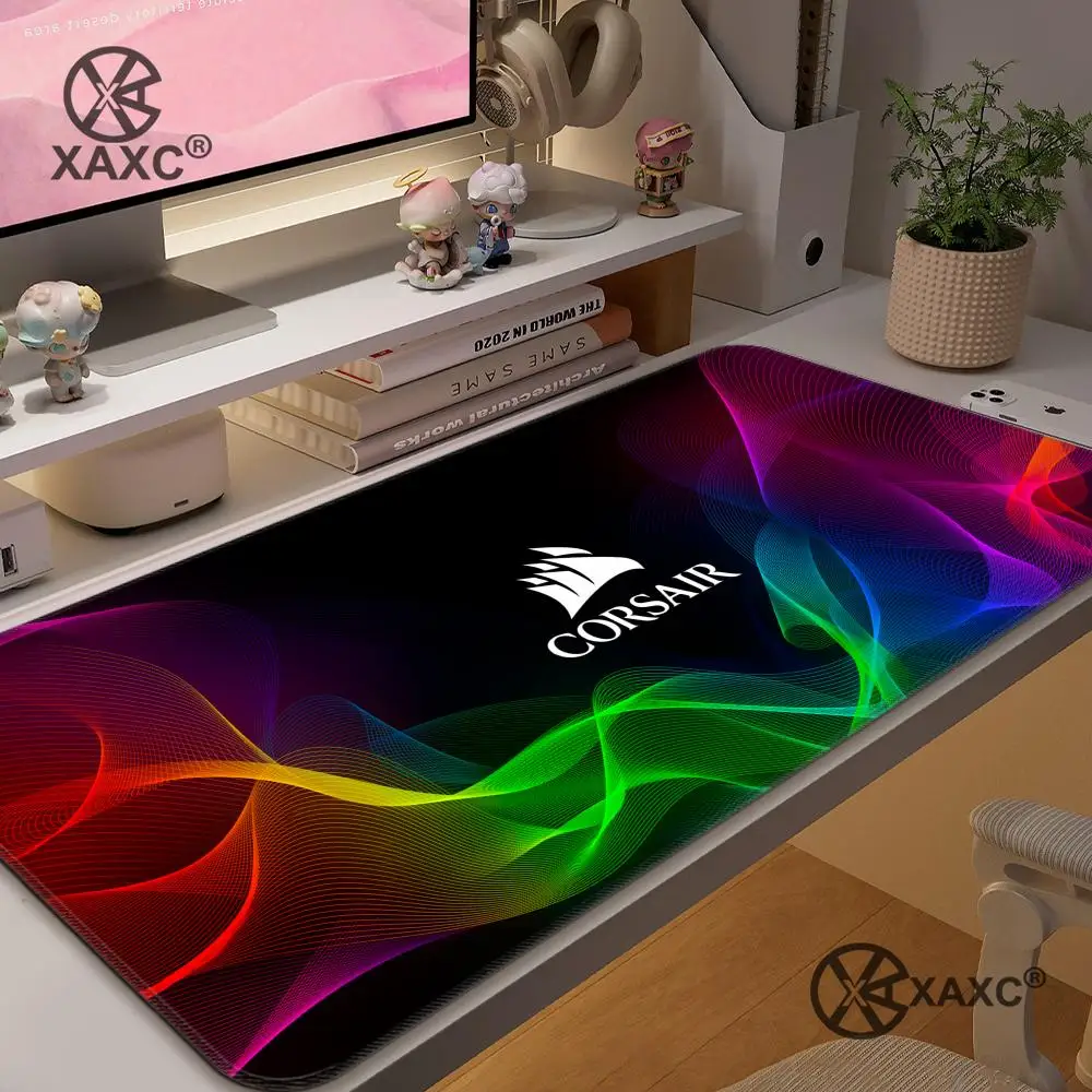

XXL Gamer Mousepad C-CORSAIR XAXC Mouse Pad large keyboard mouse desk pad non-slip rubber gaming mouse pad laptop mouse carpet