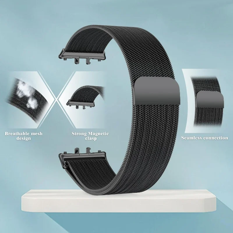 Correa milanesa de Metal para Samsung Galaxy Fit 3, pulsera de bucle magnético, accesorios para Samsung Galaxy Fit 3