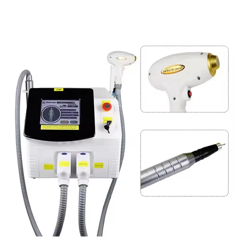 

Newest 2 In 1 Painless Hair Removal Picosecond Laser Tattoo Removal Diode Laser 755 808 1064nm Nd Yag Permanent Hair Removal