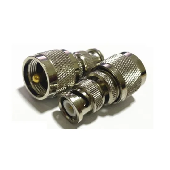 

1pcs BNC Male to UHF SO239 PL-259 Male plug RF Coaxial Adapter Connectors