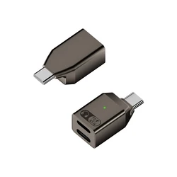 2 in 1 USB Type C Audio Adapter Fast Charging PD 45W USB-C Earphone Converter Laptop Male to Female for Xiaomi