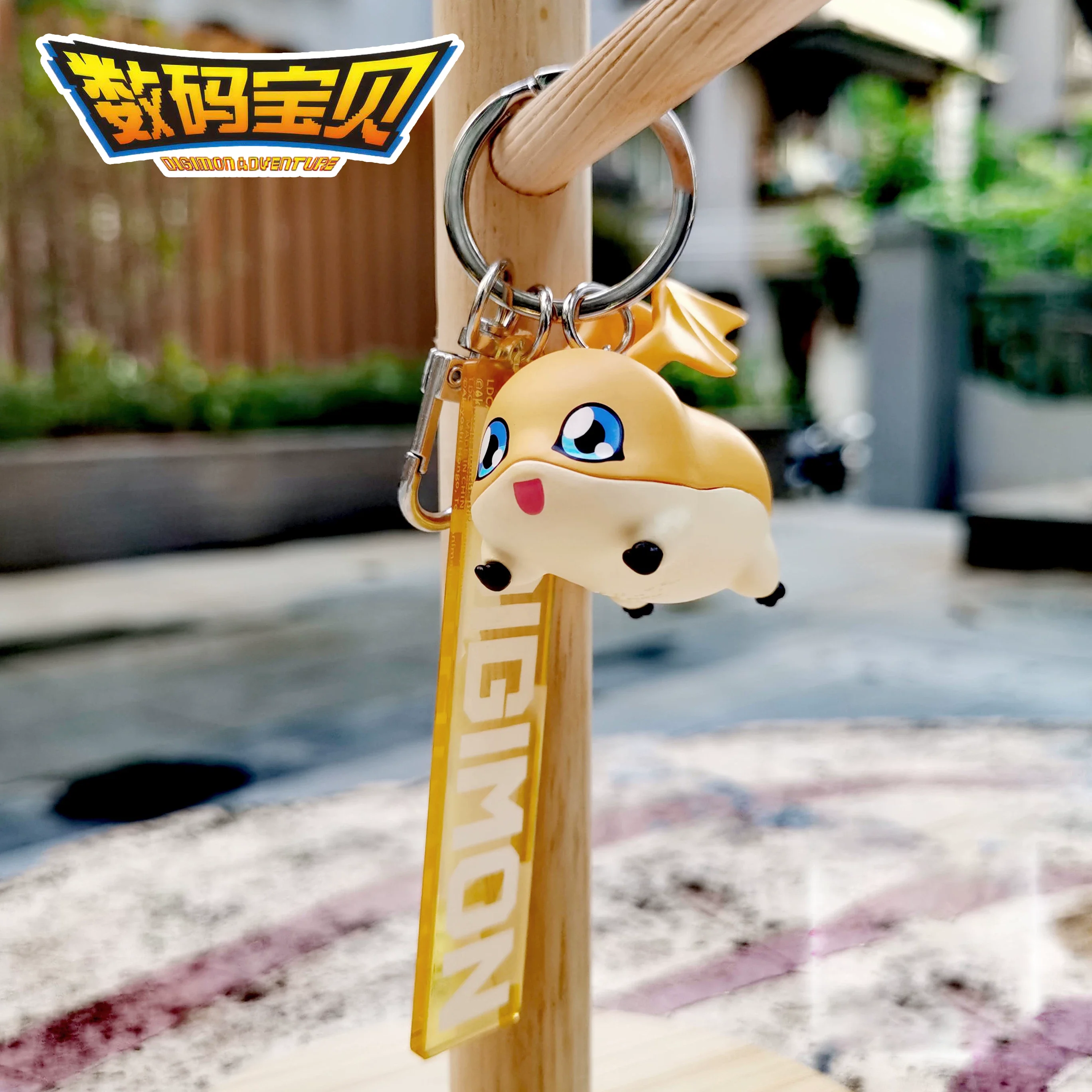 Anime Original Digimon Schlüsselanhänger Agumon Gabumon Q-Version Limitierte Figur Modell Spielzeug Rucksack-Anhänger Deko-Kollektion für Fans Geschenk – Detail 14
