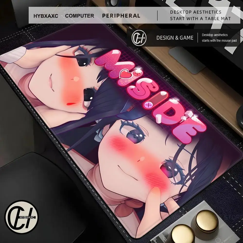horror game girl MiSide Mouse Pad Keyboard Mousepad large 1200X600 mm Desk Mat PC Gamer Office Carpet Home Table pad