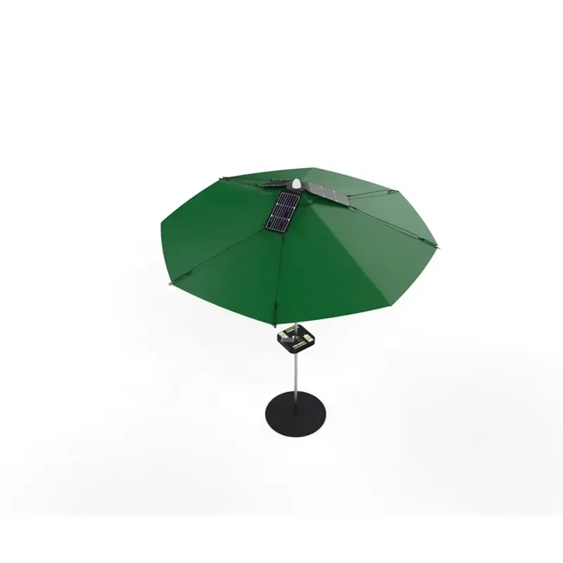 Sun Umbrella Mobile Phone Charging Station Solar Mobile Phone Charging Station Kiosk Beach Umbrella