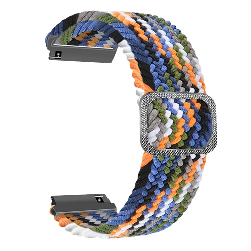 22 20mm Braided Nylon Loop Strap For HUAWEI WATCH GT 4 Pro 46mm Band GT 3 2 42mm HONOR Magic Watch 4 GS 3 Pro ES Sports Bracelet