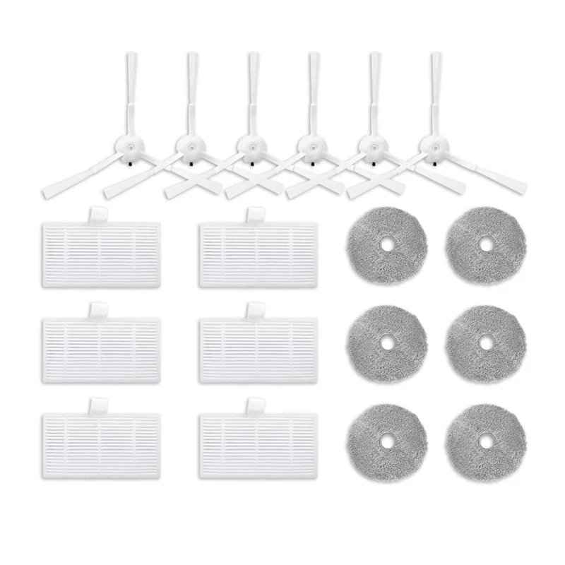 ABRG-For Xiaomi Lydsto W2 ブラシ HEPA フィルターモップパッド交換スペアパーツアクセサリー