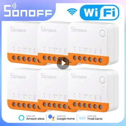 Sonoff Mini R4 Extreme Wifi Smart Switch Two Way Remote Control Detach Relay Mode Smart Home Modlue Via eWelink APP Alexa Google