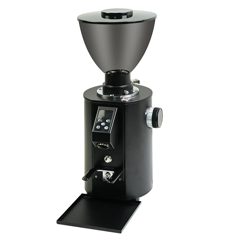 Cafetto Professional 64mm Electric Coffee Grinder Adjustable 8 Gear Visible Hopper Kitchen and Home Coffee Maker Choice OEM