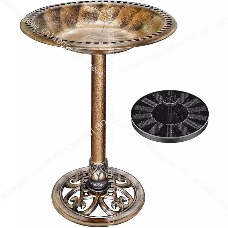 

Outdoor Gardening Bird Bath Solar Fountain Pool Floating Fountain Garden Fountain Feeding Birds