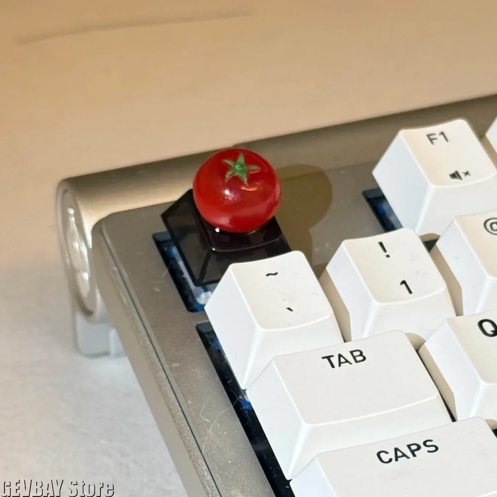 Simulation Apple Shaped Keycaps Creative Keycap Keyboard Decoration Ornaments for Mechanical Keyboards view 4