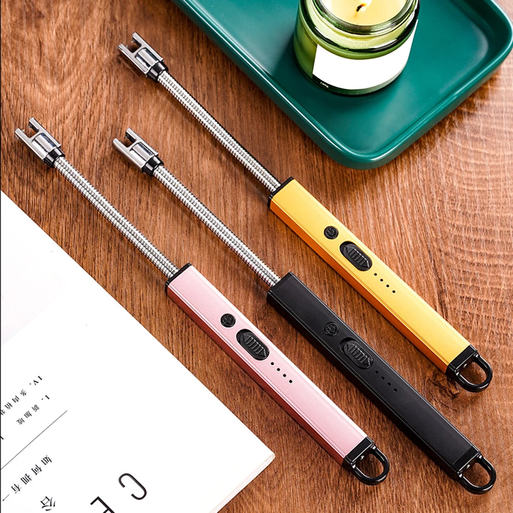 ولاعة شمعة كهربائية للبالغين والنساء والرجال ولاعة شواء بقوس قابلة لإعادة الشحن #5