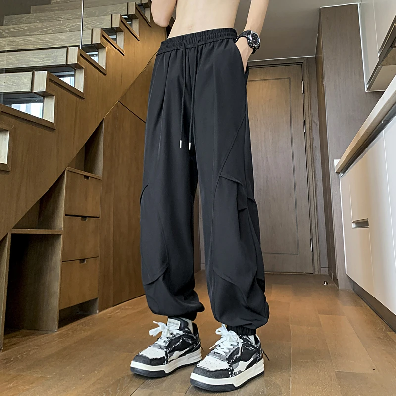 Summer 2024 Casual Loose Pants Cool and Quick Drying Casual Pants Pleated Leggings with Multiple Colors To Choose From