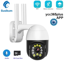 Ycc365 Plus 1080P Wifi IP Camera Outdoor Human Detect Wireless Security Protection Camera Two Ways Audio