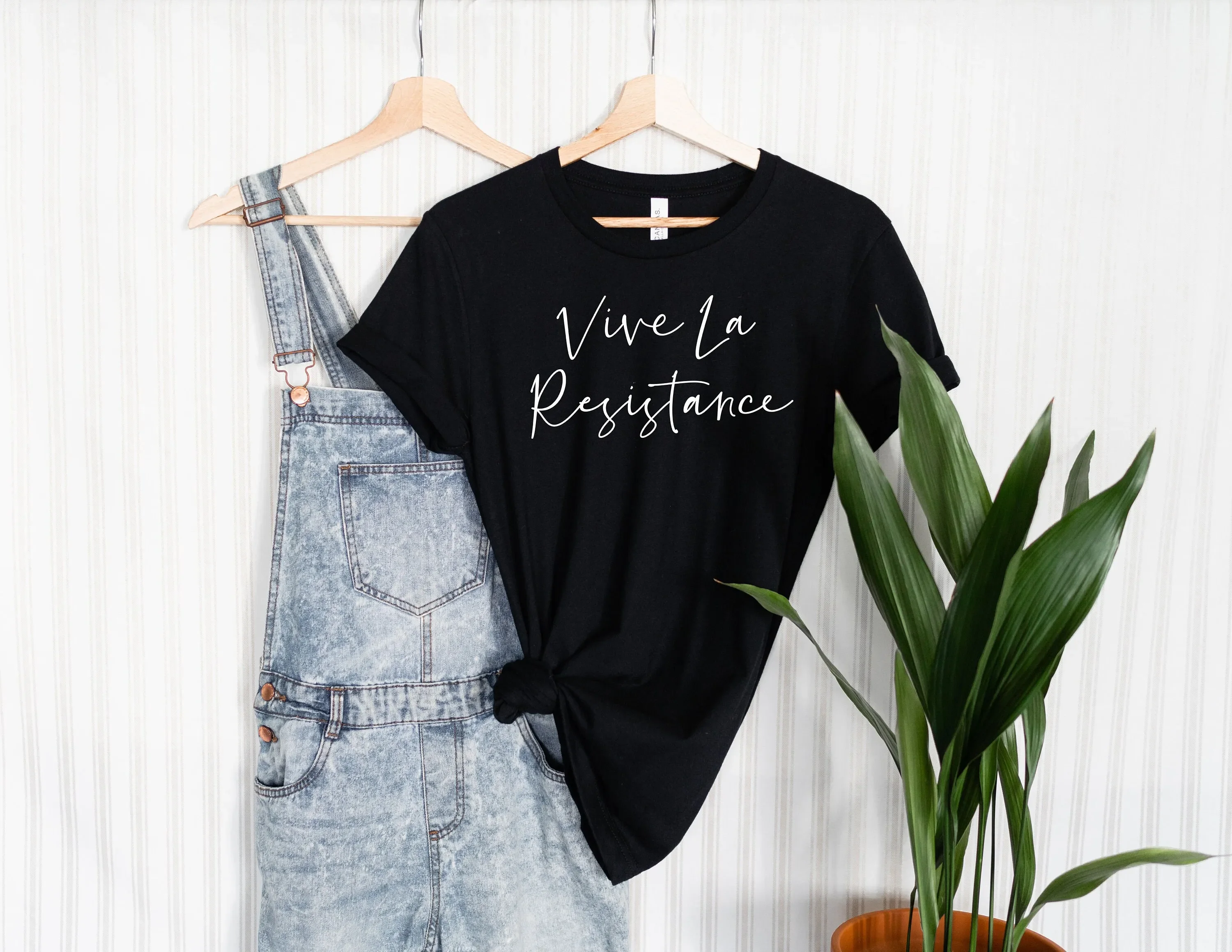 Vive La Resistance T Shirt Girl power ProtesT Inspirational Motivational Empowered Women Feminist