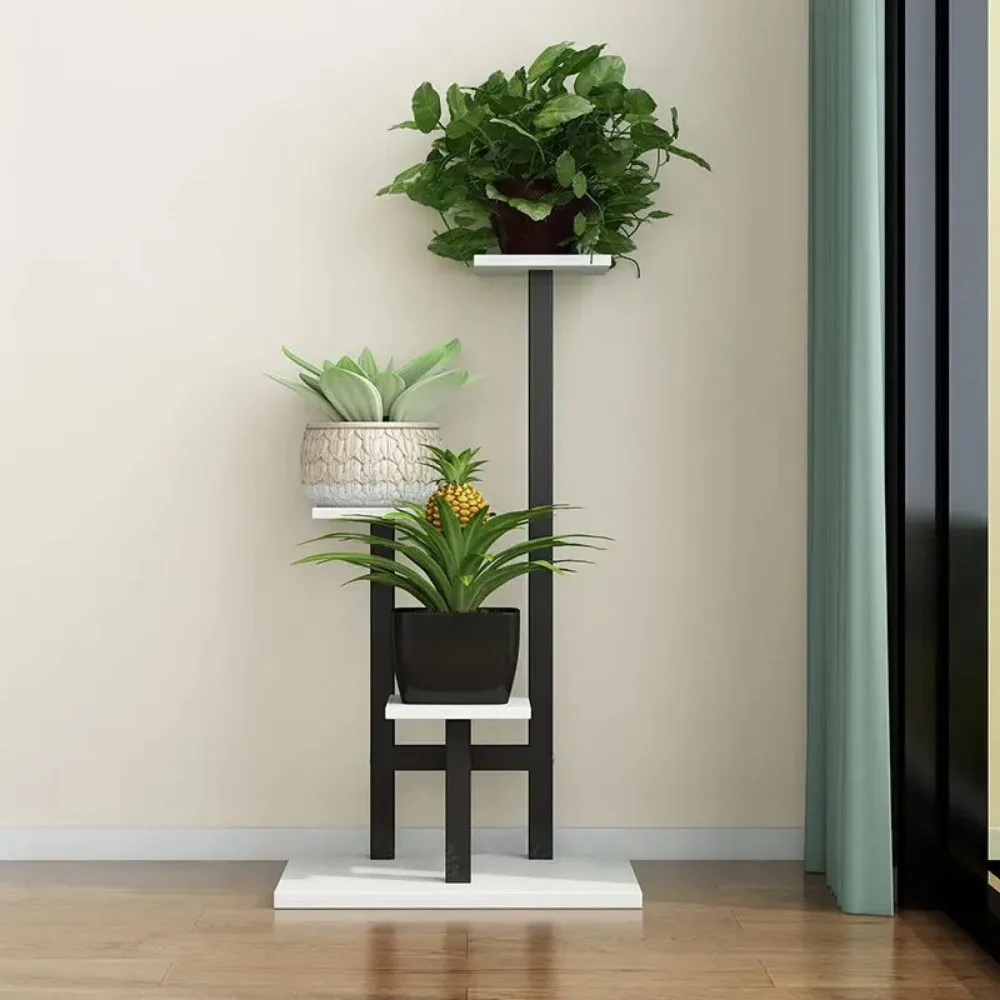 Flower Rack Indoor Plant Flower Stand Balcony Decoration Flowers Stand Multiple Plants Holder LivingRoom Simple Flowerpot Shelf