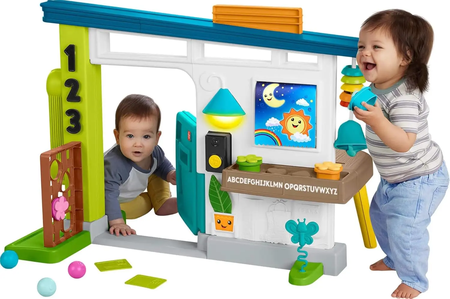 

Interactive Baby Playhouse with 200+ Learning Songs & Smart Stages, Crawl-Through Activity Center for Infants 6+ Months