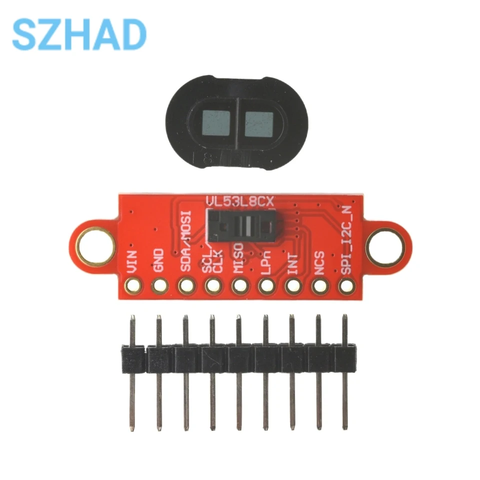 VL53L8CX ToF Distance Sensor, 8x8 Zone Detection, High-Performance Laser Ranging Module for Navigation and Safety Systems